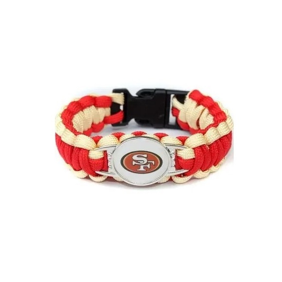 49ers Paracord Bracelet - Picture 1 of 1